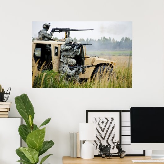 Live-Feuerübung Poster (Heimbüro)