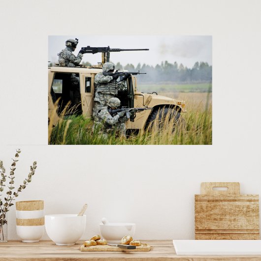 Live-Feuerübung Poster (Küche)