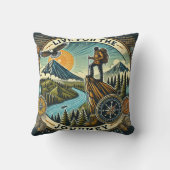 "Live for Journey" Drehkissen Kissen (Rückseite)