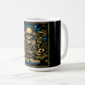 Live For Music – Music Devotion Life Kaffeetasse (VorderseiteRechts)