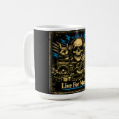 Live For Music – Music Devotion Life Kaffeetasse (Vorderseite Links)
