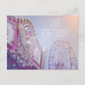 Live For Today - Karneval Postcard Postkarte (Vorderseite)