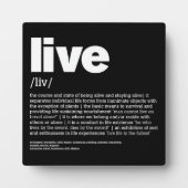 Live Fotoplatte (Vorderseite)