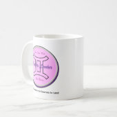 Live Free and Fearless Kaffeetasse (Vorderseite Links)