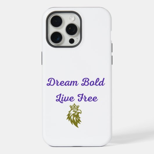 Live Free iPhone Case Hülle (Rückseite)