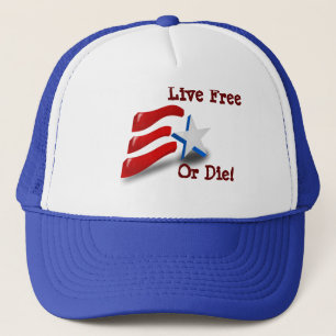 Live Free oder Die - Hat Truckerkappe