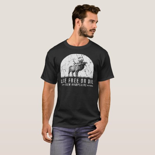 Live Free oder Die New Hampshire Wandern Classic T T-Shirt (Vorne ganz)