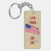 Live Free oder Die - Schlüsselanhänger (Vorderseite links)