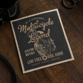 Live Free Ride Hard Serviette