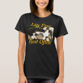"Live Free", Smiler, cute, cat, gift T-Shirt (Vorderseite)