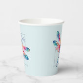 Live Freely - Dragonfly Colorful Inspiration Pappbecher (Links)