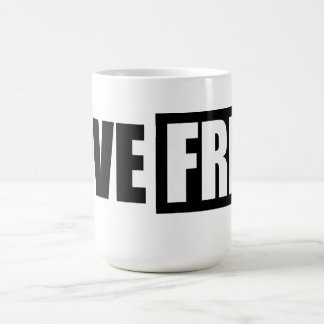 LIVE FREI KAFFEETASSE