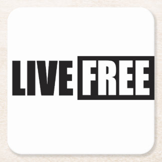 LIVE FREI RECHTECKIGER PAPPUNTERSETZER