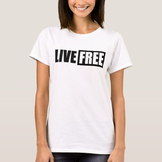LIVE FREI T-Shirt (Vorderseite)
