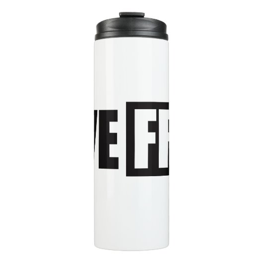 LIVE FREI THERMOSBECHER (Vorderseite)