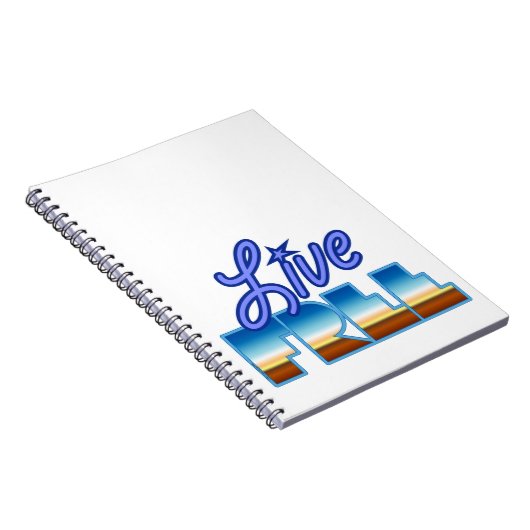 LIVE FREIER T - Shirt Notizblock (Rechte Seite)