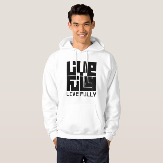 Live fully hoodie (Vorne ganz)