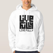 Live fully hoodie (Vorderseite)
