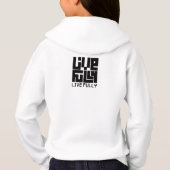 Live fully sudadera hoodie (Rückseite)