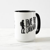 Live für Abenteuer Tasse (VorderseiteRechts)