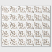 *LIVE FURZ-LACHEN! GESCHENKPAPIER (Flach)