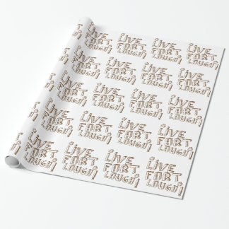 *LIVE FURZ-LACHEN! GESCHENKPAPIER