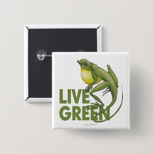 Live Green Button (Vorne & Hinten)