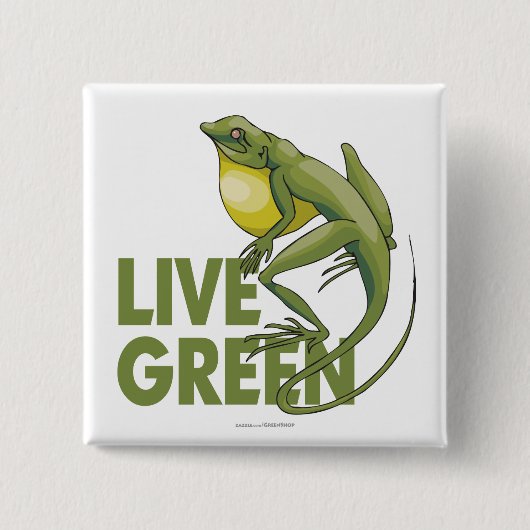 Live Green Button (Vorderseite)