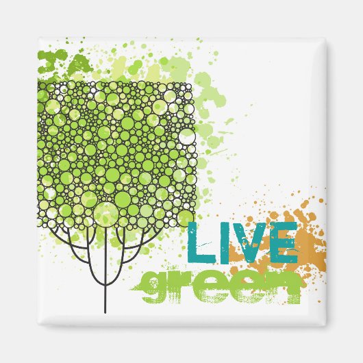 Live Green Magnet (Vorne)
