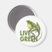 Live Green Magnet (Vorderseite/Rückseite)