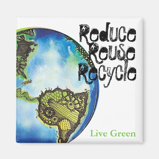 Live Green Magnet (Vorne)