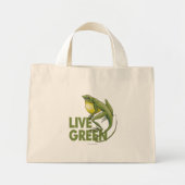 Live Green Mini Stoffbeutel (Vorne)