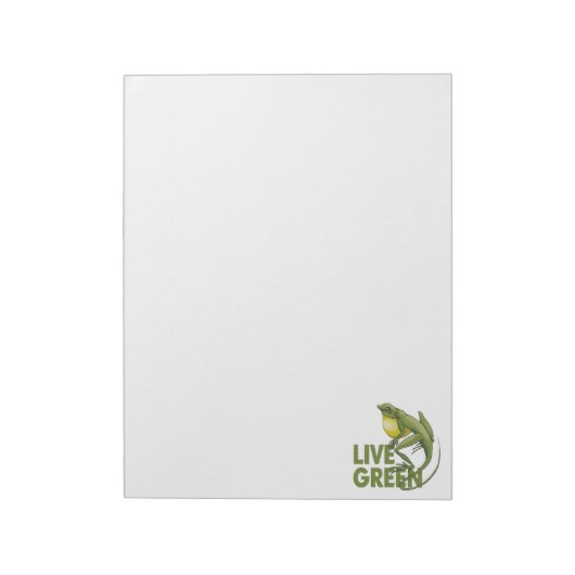 Live Green Notizblock (Rotiert)