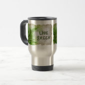 LIVE GREEN Öko Enviro Travel Mug zum Earth Day Reisebecher (Vorderseite Links)