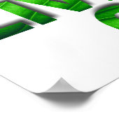 Live Green Poster (Ecke)