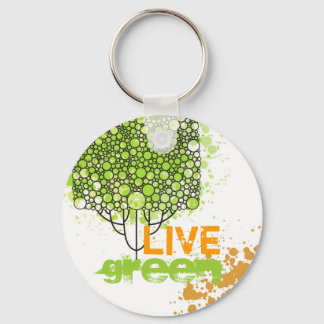 Live Green Schlüsselanhänger