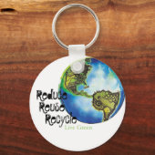 Live Green Schlüsselanhänger (Vorderseite)