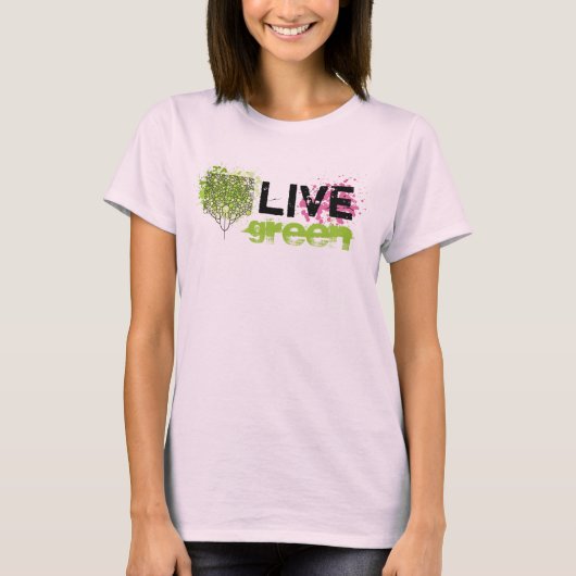 Live Green T-Shirt (Vorderseite)