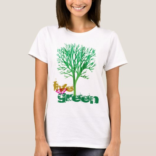 Live Green T T-Shirt (Vorderseite)