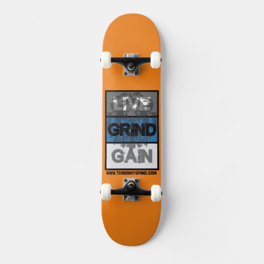 Live Grind Gain - Dope Board Skateboard (Vorderseite)