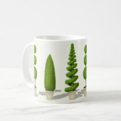 "Live Grow Thrive" - individuell anpassbare Themen Kaffeetasse (Vorderseite Links)