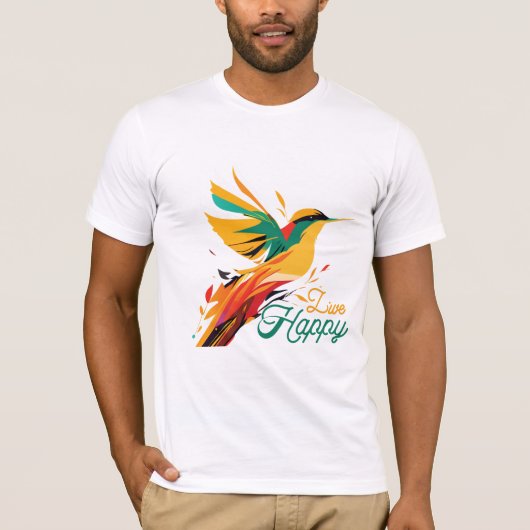 Live Happy T-Shirt (Vorderseite)
