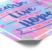 Live Hope lernen Poster (Ecke)