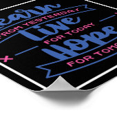 Live Hope lernen Poster (Ecke)