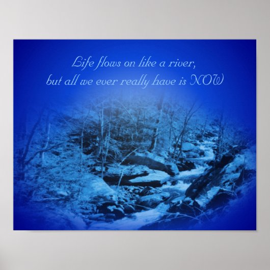 Live in der aktuellen inspirierenden Zitat Poster (Vorne)