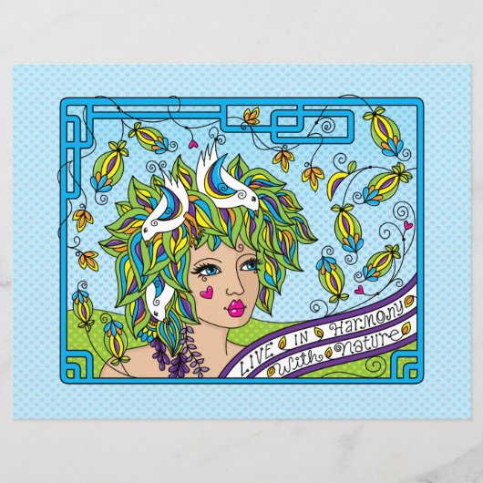 Live in Harmony_Flat Paper Sheet 11"x8.5" (Vorderseite)