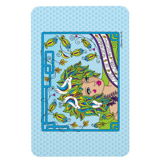 Live in Harmony_Flexible Magnet 6"x4" (Vertikal)