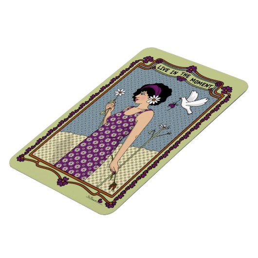 Live In Moment_A_4x6 Kühlschrank Magnet (Linke Seite)