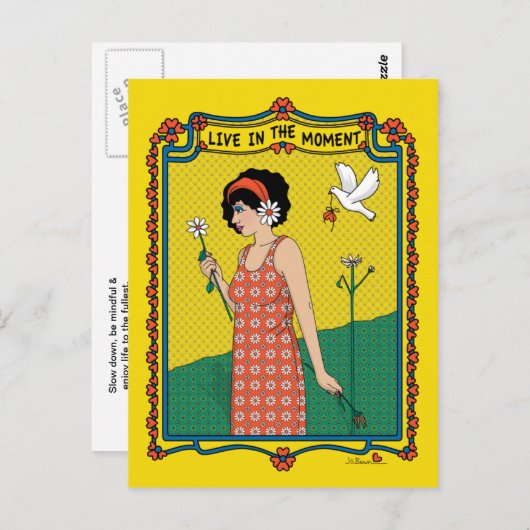 Live In Moment_B_ Postkarte (Vorne/Hinten)