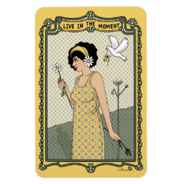 Live In Moment_C_4x6 Kühlschrank Magnet